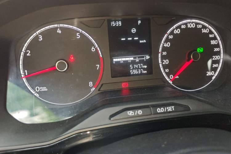 Used Jetta VS5 2019 280TSI Automatic Trend Model Odometer Close Up