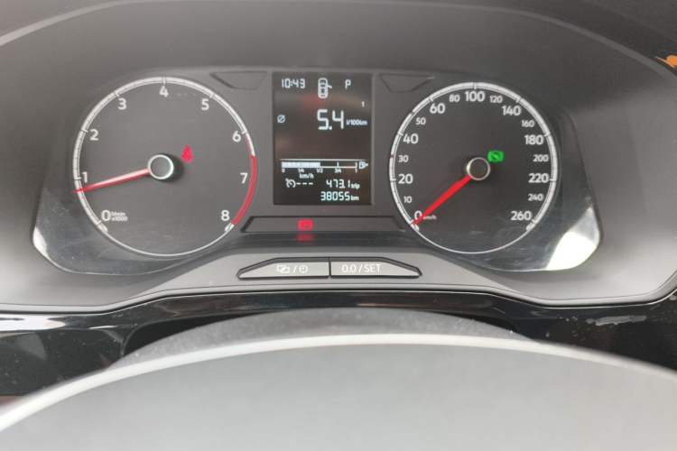 Used Jetta VS5 2019 280TSI Automatic Trend Model Odometer Close Up