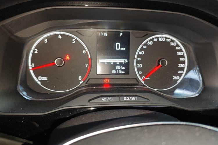 Used Jetta VS5 2019 280TSI Automatic Trend Model Odometer Close Up