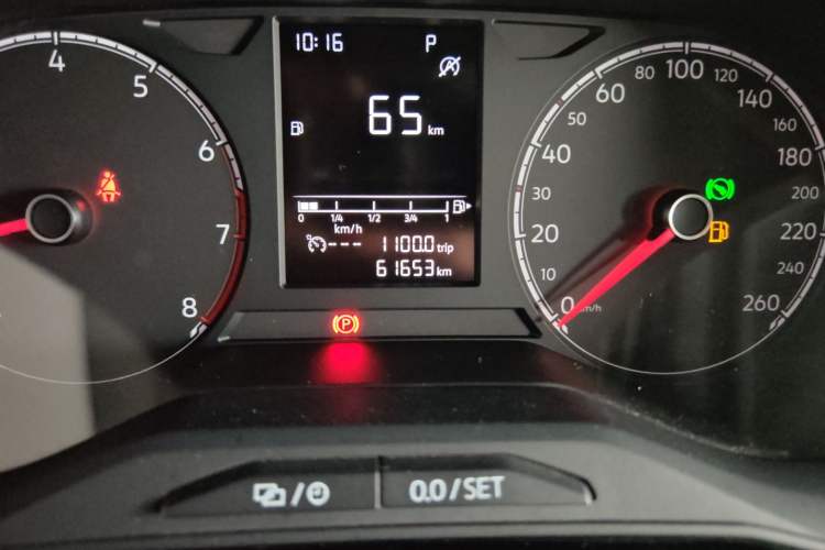 Used Jetta VS5 2019 280TSI Automatic Enjoyment Model Odometer Close Up