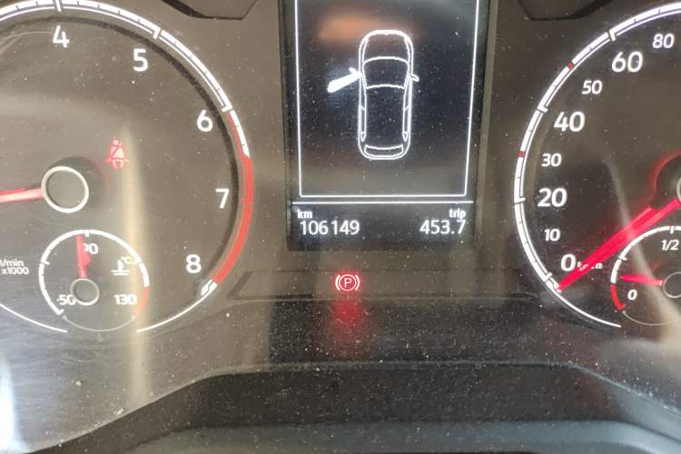 Used Jetta VS5 2019 280TSI Automatic Glory Edition Odometer Close Up