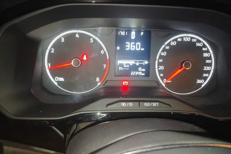 Used Jetta VS5 2019 280TSI Automatic Enjoyment Model Odometer Close Up