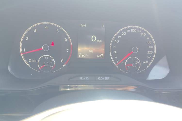 Used Jetta VS5 2019 280TSI Automatic Glory Edition Odometer Close Up