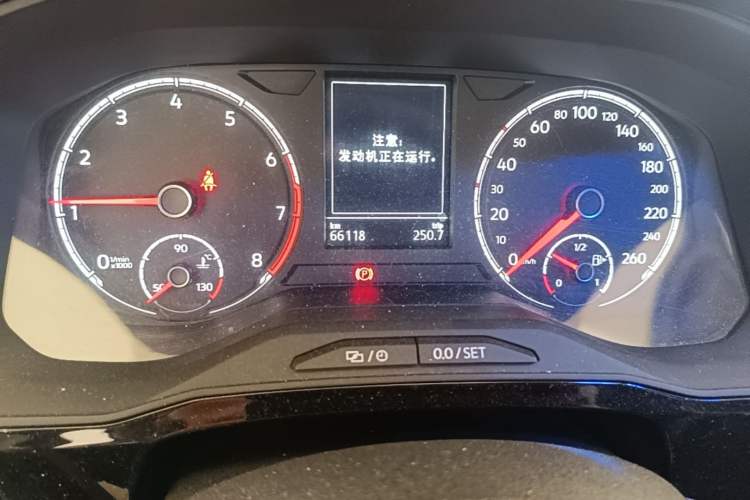 Used Jetta VS5 2019 280TSI Automatic Glory Edition Odometer Close Up