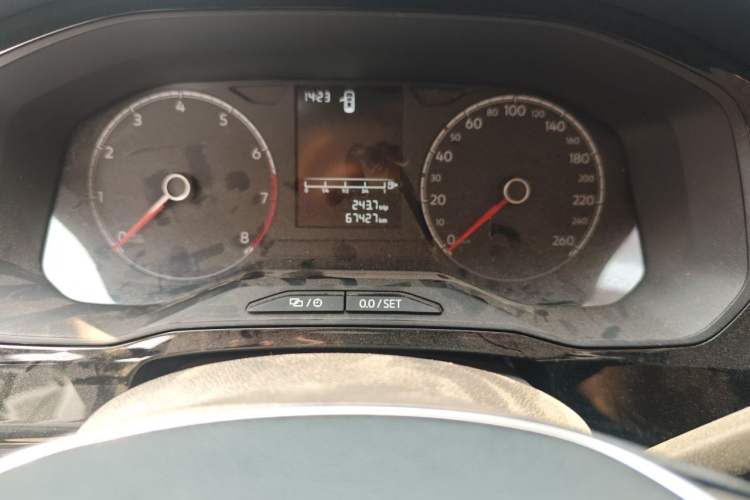 Used Jetta VS5 2019 280TSI Automatic Enjoyment Model Odometer Close Up