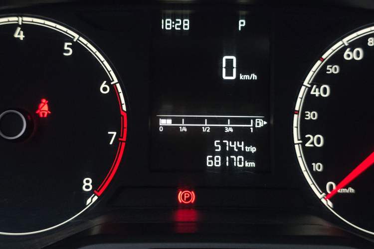 Used Jetta VS5 2019 280TSI Automatic Enjoyment Model Odometer Close Up