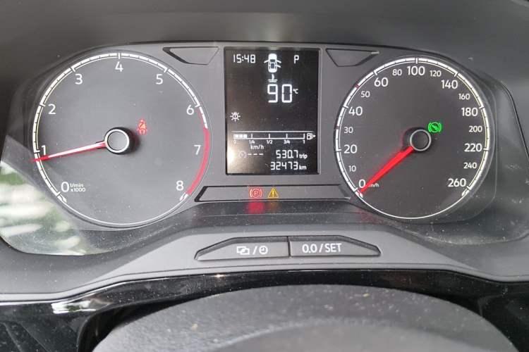Used Jetta VS5 2019 280TSI Automatic Trend Model Odometer Close Up
