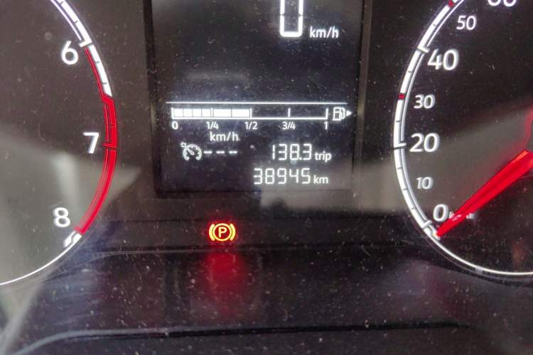 Used Jetta VS5 2019 280TSI Manual Entry-Level Model Odometer Close Up