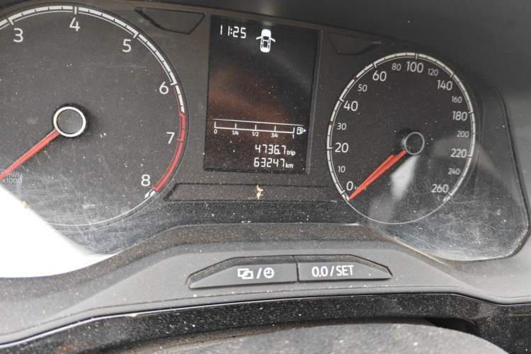 Used Jetta VS5 2019 280TSI Automatic Enjoyment Model Odometer Close Up