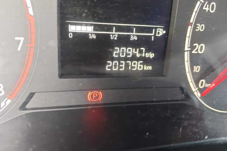 Used Jetta VS5 2019 280TSI Automatic Enjoyment Model Odometer Close Up