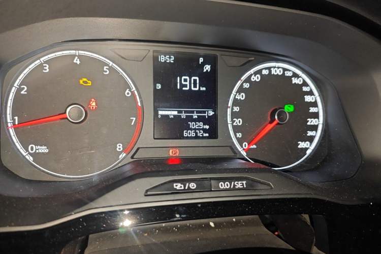 Used Jetta VS5 2019 280TSI Automatic Trend Model Odometer Close Up