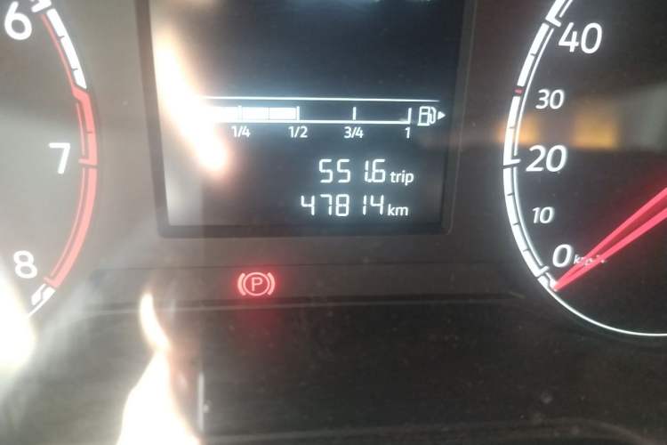 Used Jetta VS5 2019 280TSI Automatic Trend Model Odometer Close Up