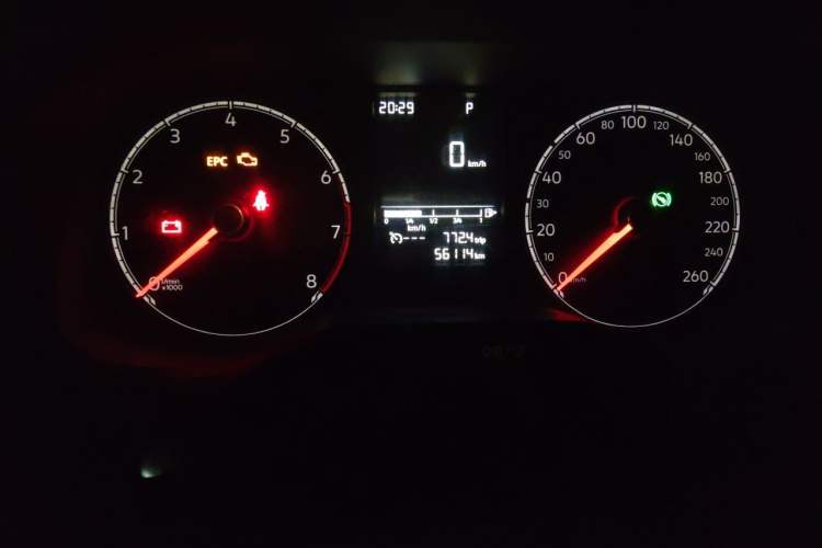 Used Jetta VS5 2019 280TSI Automatic Trend Model Odometer Close Up