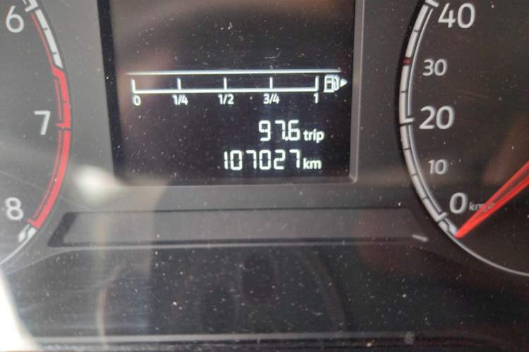 Used Jetta VS5 2019 280TSI Automatic Enjoyment Model Odometer Close Up
