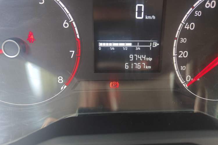 Used Jetta VS5 2019 280TSI Automatic Enjoyment Model Odometer Close Up