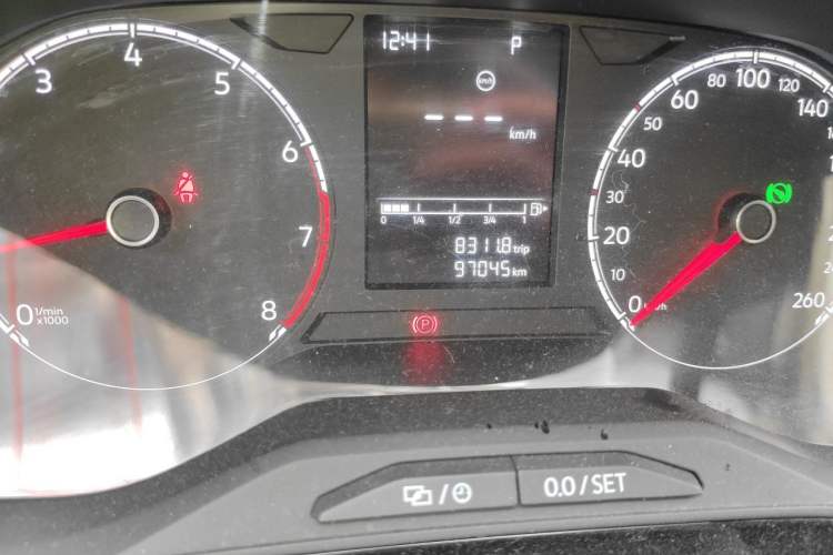 Used Jetta VS5 2019 280TSI Automatic Enjoyment Model Odometer Close Up