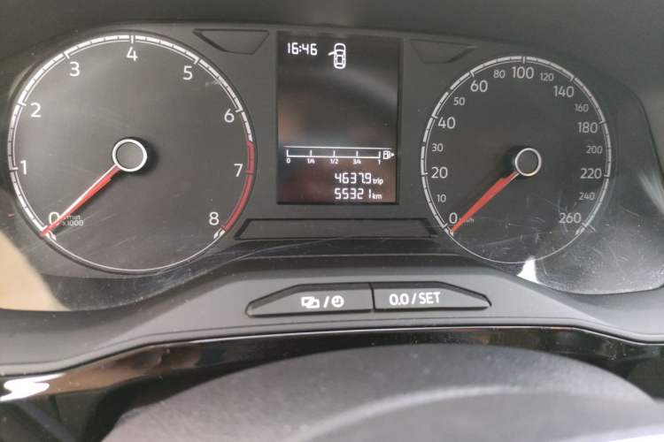 Used Jetta VS5 2019 280TSI Automatic Enjoyment Model Odometer Close Up