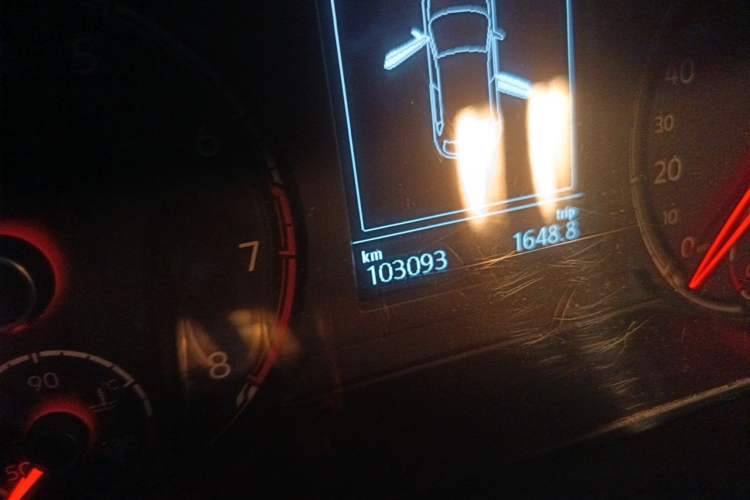 Used Jetta VS5 2019 280TSI Automatic Glory Edition Odometer Close Up