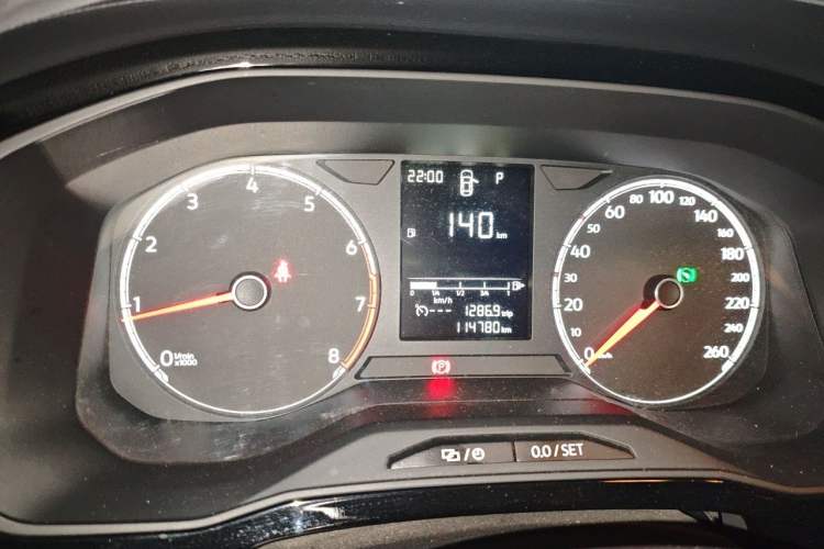 Used Jetta VS5 2019 280TSI Automatic Trend Model Odometer Close Up