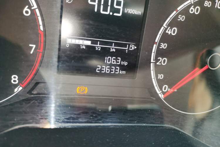 Used Jetta VS5 2019 280TSI Automatic Enjoyment Model Odometer Close Up