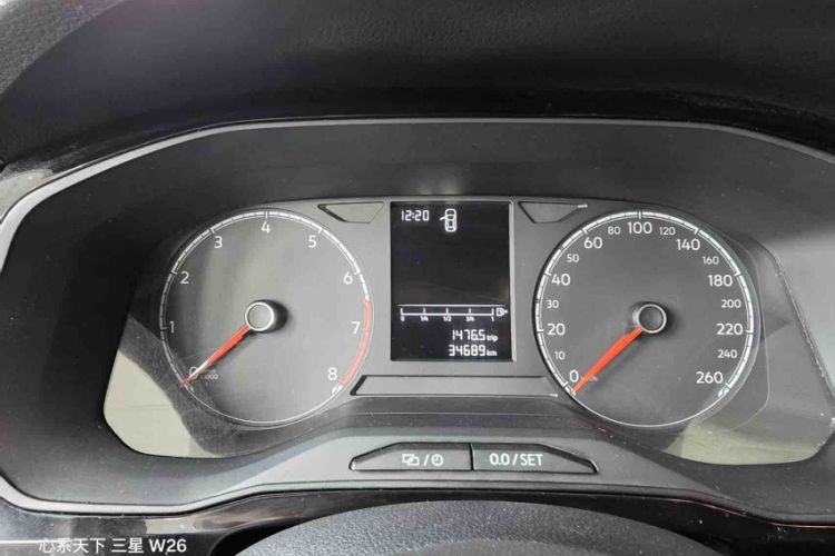 Used Jetta VS5 2019 280TSI Automatic Enjoyment Model Odometer Close Up