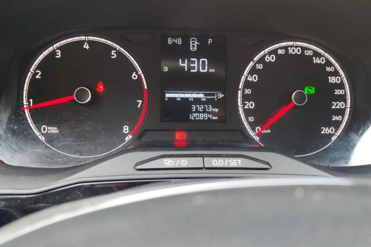 Used Jetta VS5 2019 280TSI Automatic Enjoyment Model Odometer Close Up