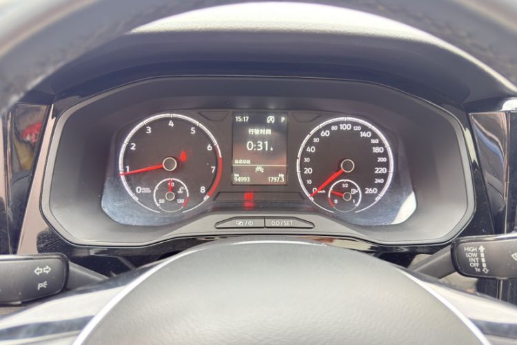 Used Jetta VS5 2019 280TSI Automatic Glory Edition Odometer Close Up