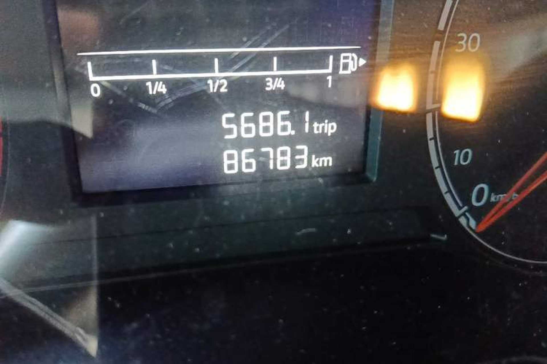 Used Jetta VS5 2019 280TSI Automatic Enjoyment Model Odometer Close Up