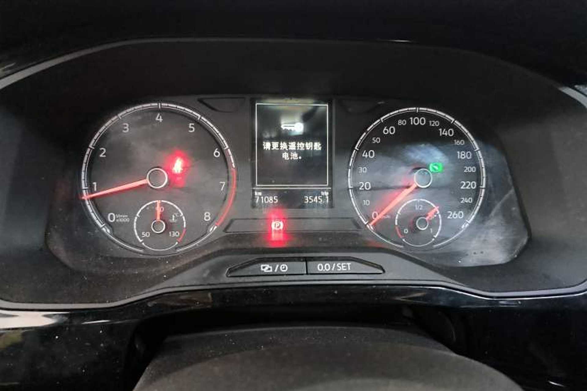 Used Jetta VS5 2019 280TSI Automatic Glory Edition Odometer Close Up
