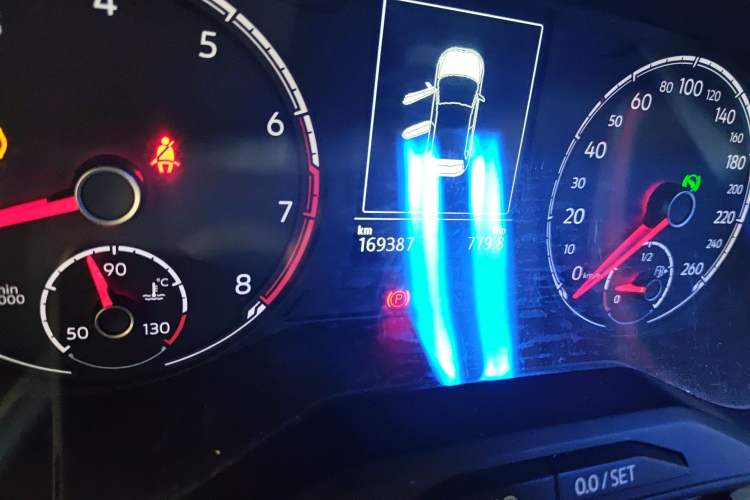 Used Jetta VS5 2019 280TSI Automatic Glory Edition Odometer Close Up