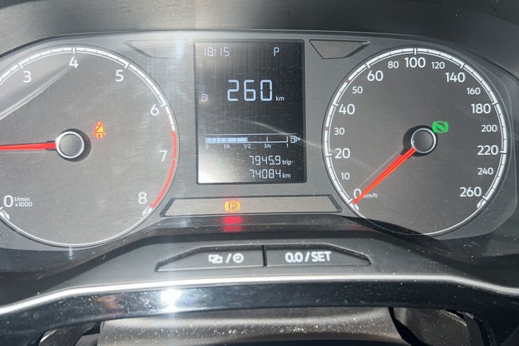 Used Jetta VS5 2021 280TSI Automatic Enjoyment Model Odometer Close Up
