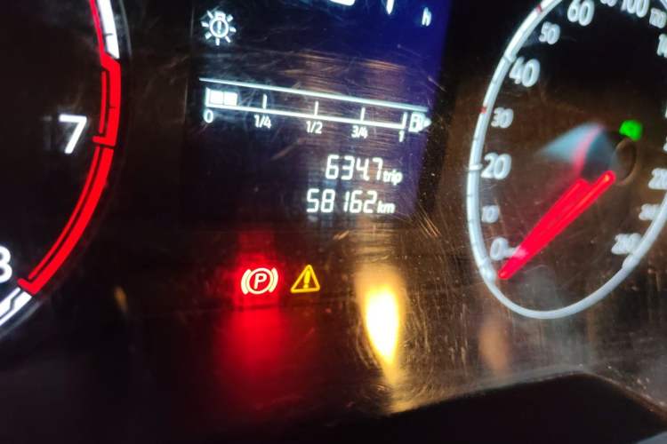 Used Jetta VS5 2021 280TSI Automatic Enjoyment Model Odometer Close Up