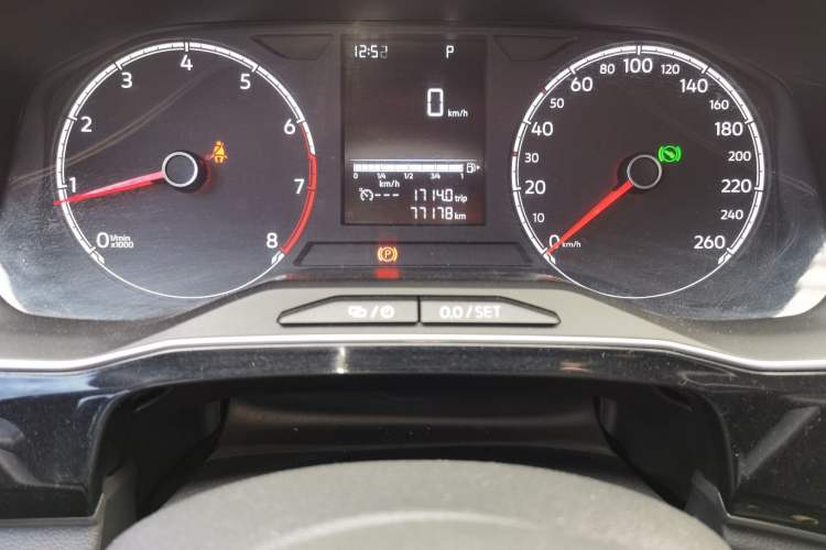 Used Jetta VS5 2021 280TSI Automatic Trend Edition Odometer Close Up
