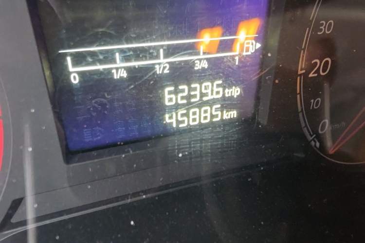 Used Jetta VS5 2021 280TSI Automatic Trend Edition Odometer Close Up