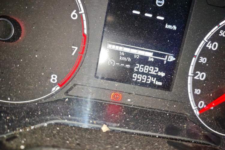 Used Jetta VS5 2021 280TSI Automatic Enjoyment Model Odometer Close Up