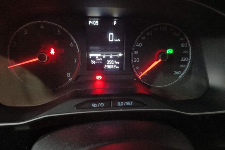 Used Jetta VS5 2021 280TSI Automatic Enjoyment Model Odometer Close Up