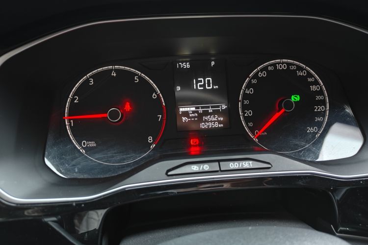 Used Jetta VS5 2021 280TSI Automatic Trend Edition Odometer Close Up