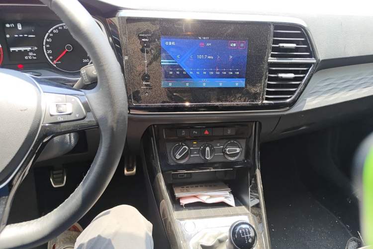 Used Jetta VS5 2021 280TSI Manual Enjoyment Model Audio And AC Panel