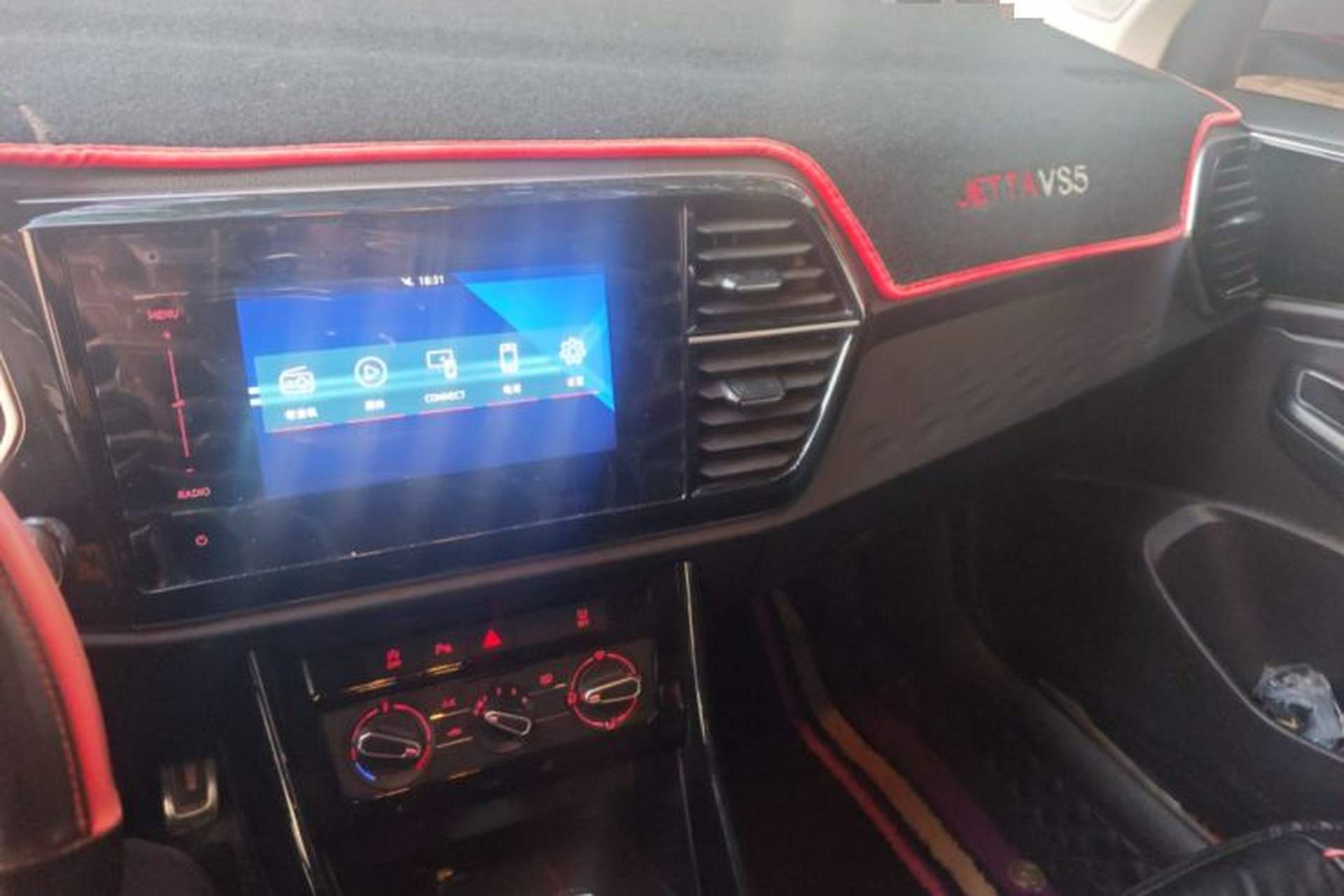 Used Jetta VS5 2021 280TSI Automatic Enjoyment Model Audio And AC Panel