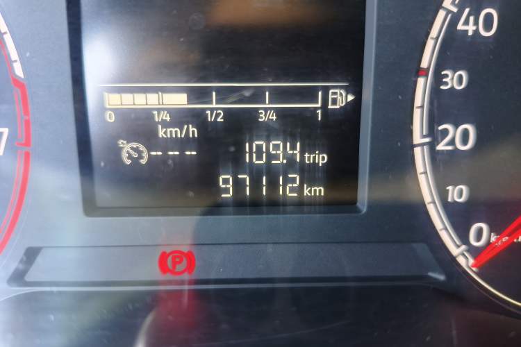 Used Jetta VS5 2021 280TSI Automatic Enjoyment Model Odometer Close Up