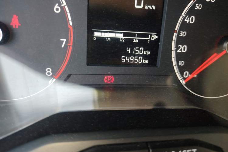 Used Jetta VS5 2021 30th Anniversary Edition Automatic Enjoyment Model Odometer Close Up