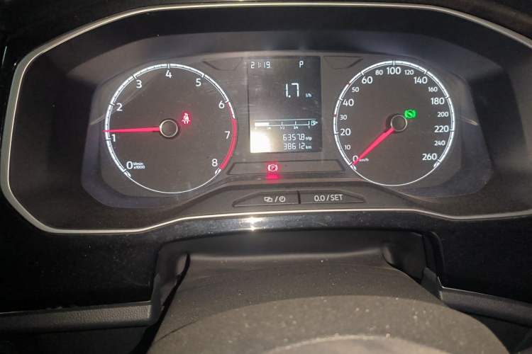 Used Jetta VS5 2021 280TSI Automatic Trend Edition Odometer Close Up