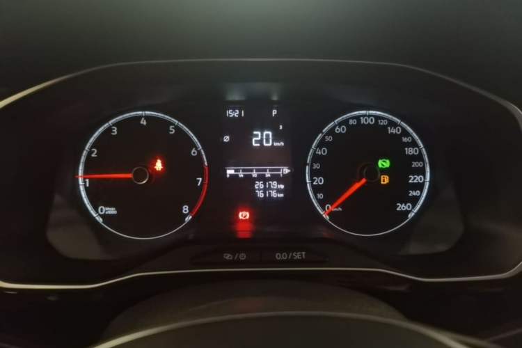 Used Jetta VS5 2021 280TSI Automatic Trend Edition Odometer Close Up