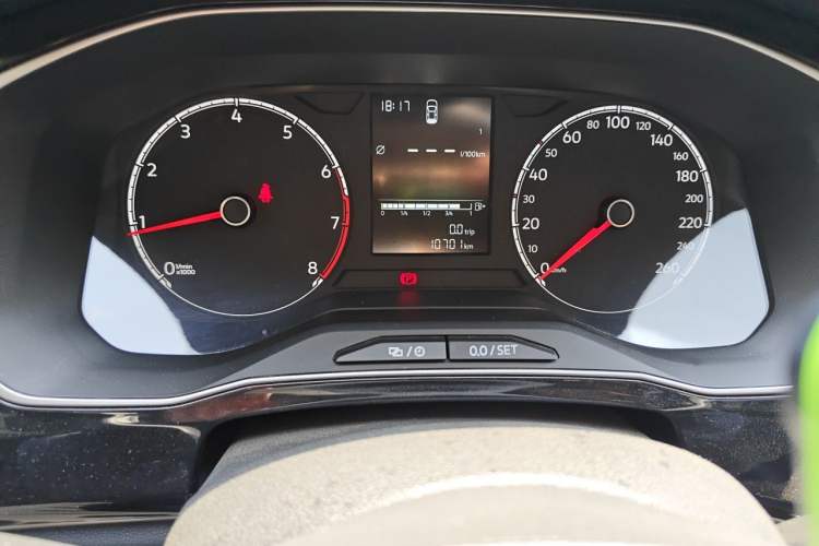 Used Jetta VS5 2021 280TSI Manual Enjoyment Model Odometer Close Up