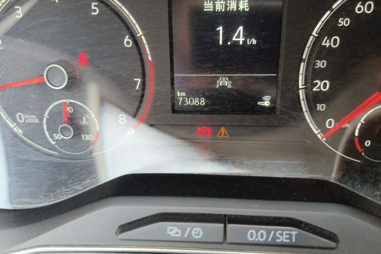 Used Jetta VS5 2021 280TSI Automatic Glory Edition Odometer Close Up