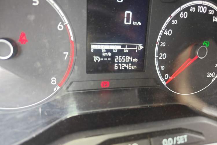 Used Jetta VS5 2021 280TSI Automatic Enjoyment Model Odometer Close Up