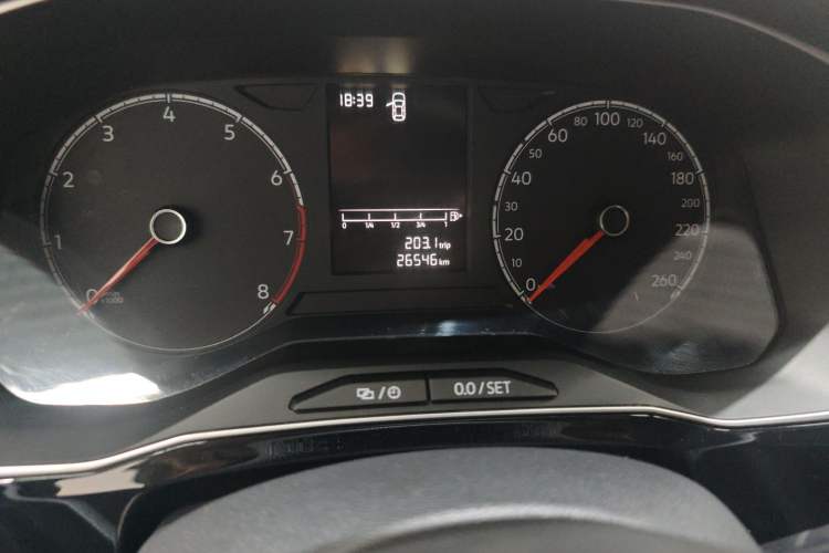 Used Jetta VS5 2021 280TSI Automatic Trend Edition Odometer Close Up