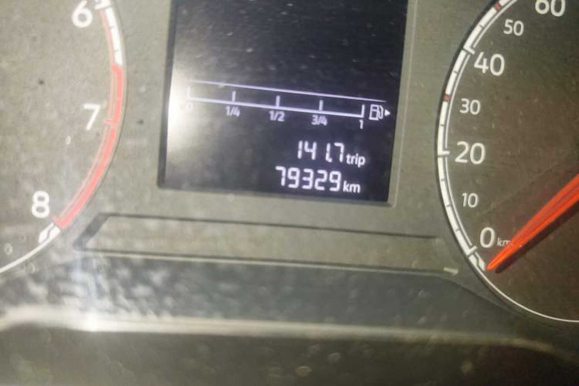 Used Jetta VS5 2021 280TSI Automatic Enjoyment Model Odometer Close Up