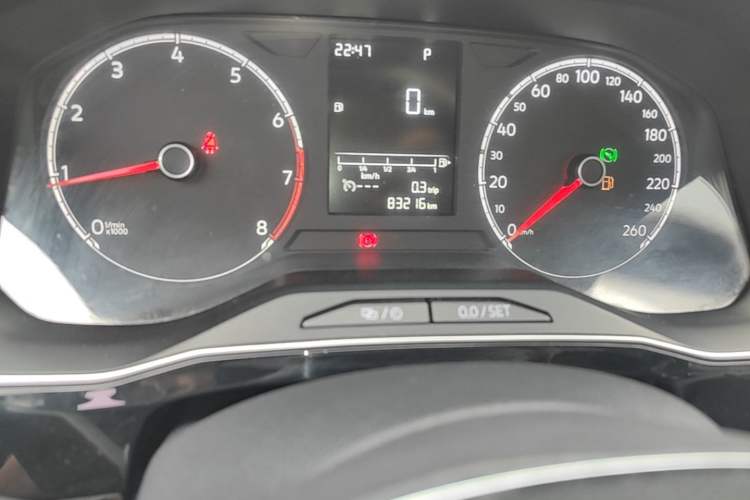 Used Jetta VS5 2021 280TSI Automatic Trend Edition Odometer Close Up