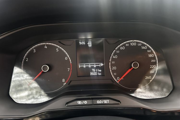 Used Jetta VS5 2021 280TSI Automatic Enjoyment Model Odometer Close Up